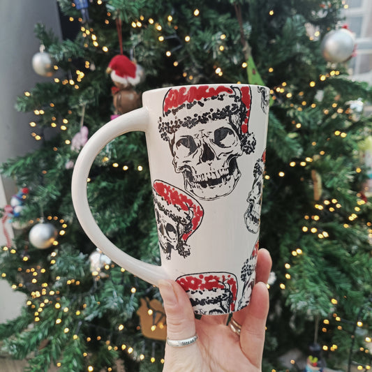 Santa Skull Bistro Mug