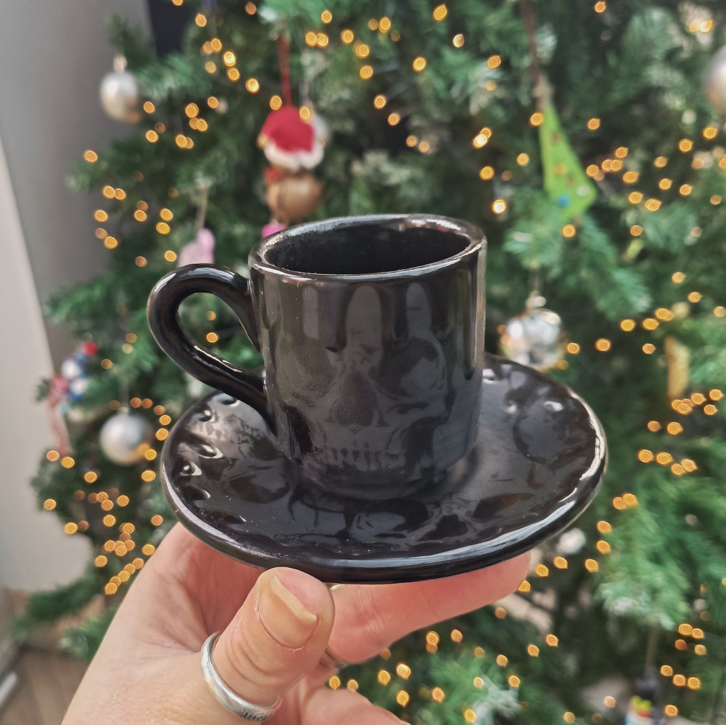 Matte Black Skull Espresso