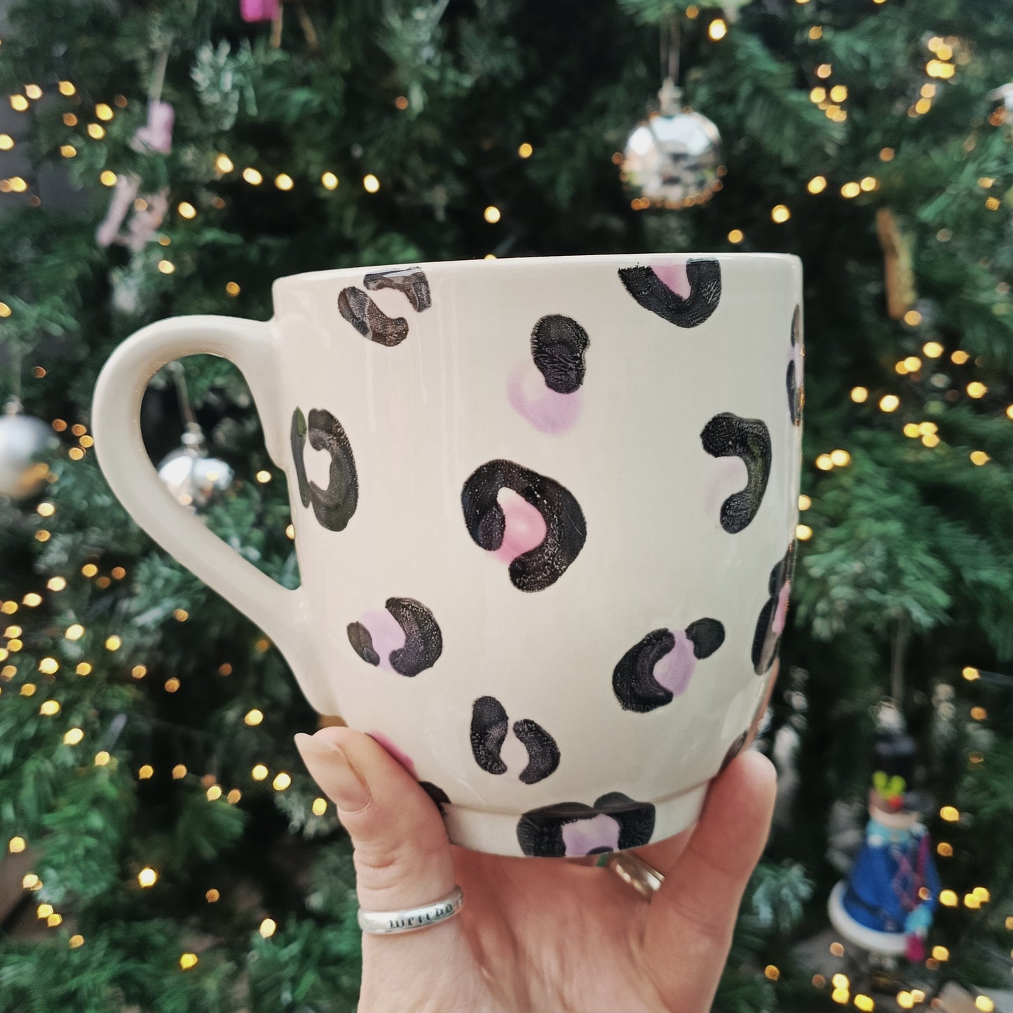 Pink Leopard Mega Mug