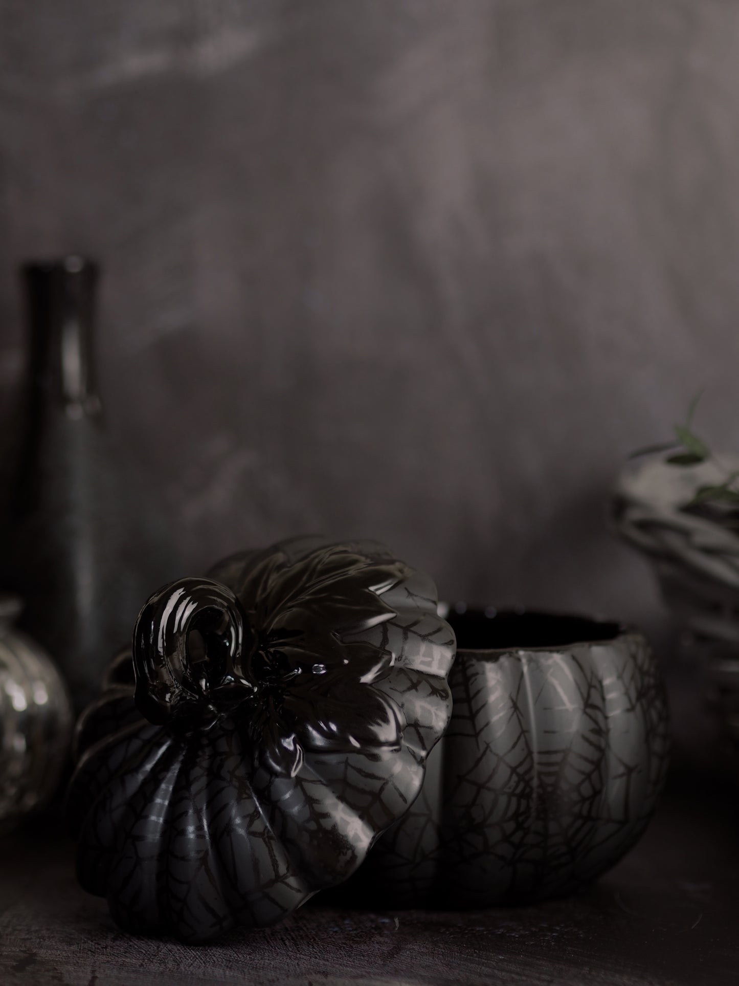Ceramic Pumpkin Storage Jar