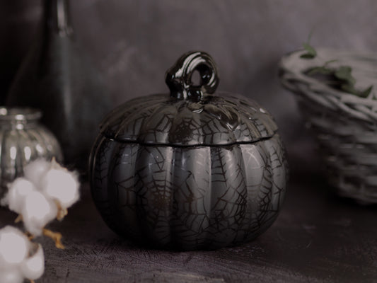 Ceramic Pumpkin Storage Jar