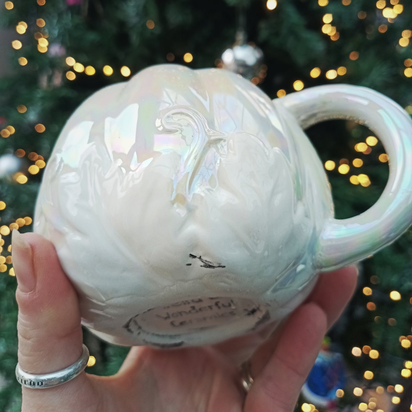 Pearlescent Pumpkin Mug