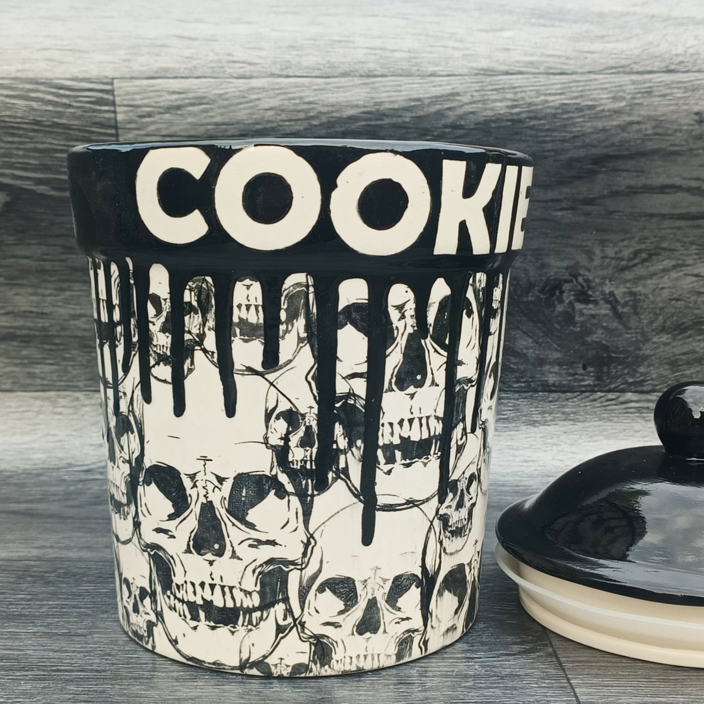 Large Cookie Jar Barrel