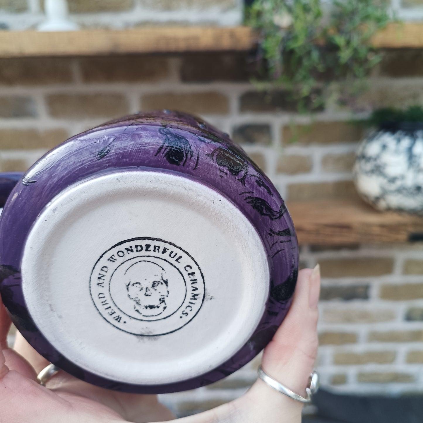 Purple Skull Stumpy Mug