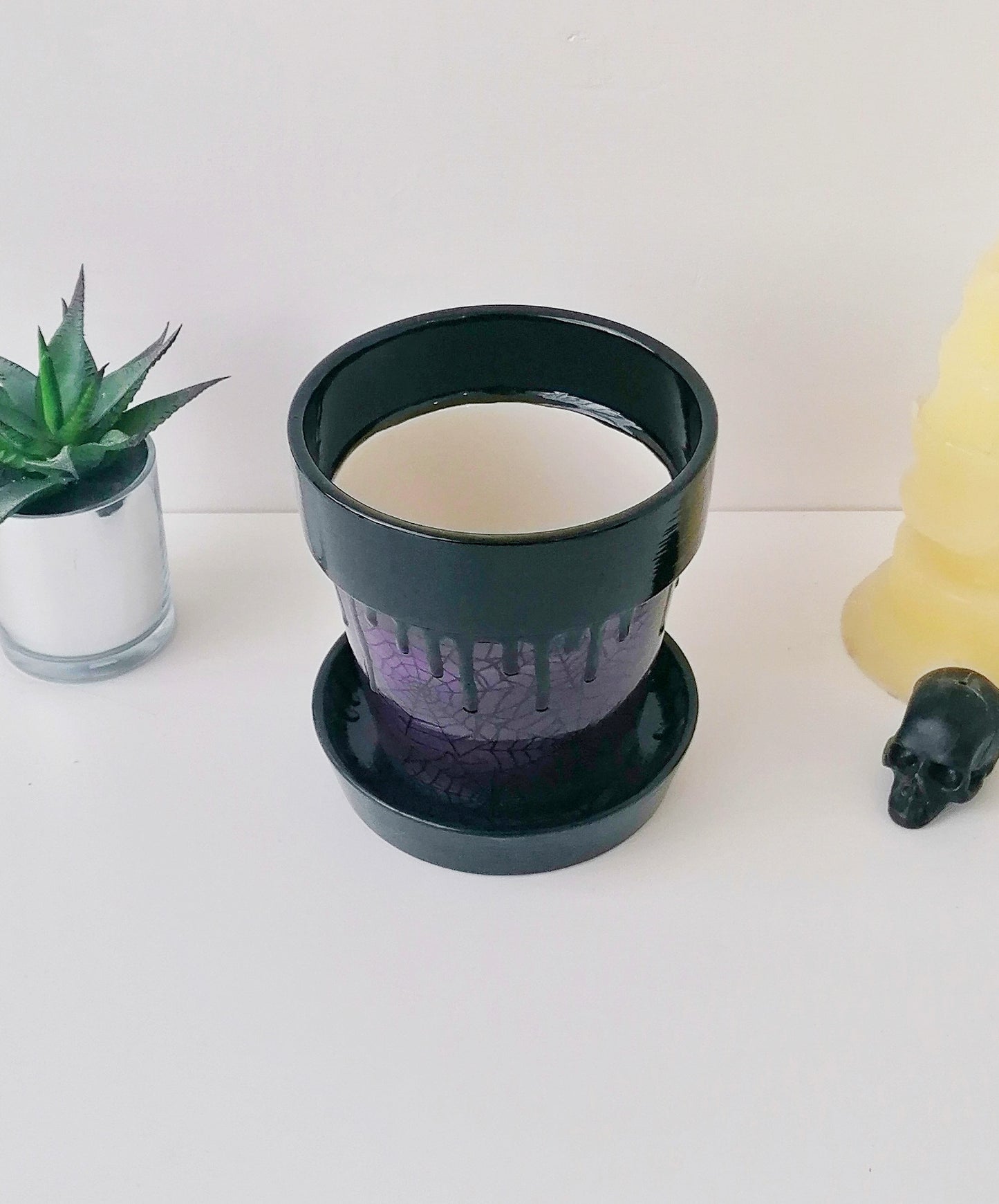 Purple Web Plant Pot
